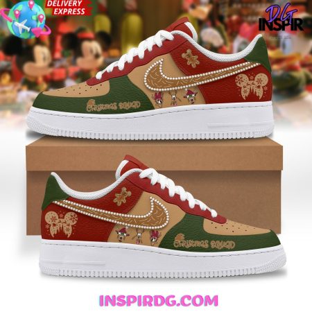 Mickey Mouse Christmas Squad Air Low-Top Sneakers Shoes For Men And Women