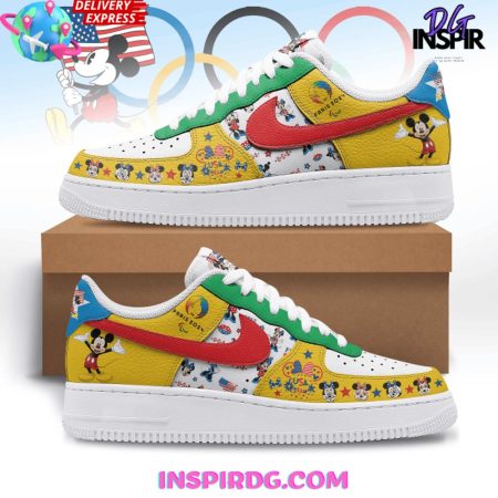 Mickey Mouse USA Olympic Paris Air Low-Top Sneakers Shoes For Men And Women