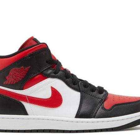 Mid Bred Toe AJ1 High Sneakers Shoes For Men And Women