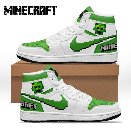 Minecraft AJ1 High Sneakers Shoes For Men And Women