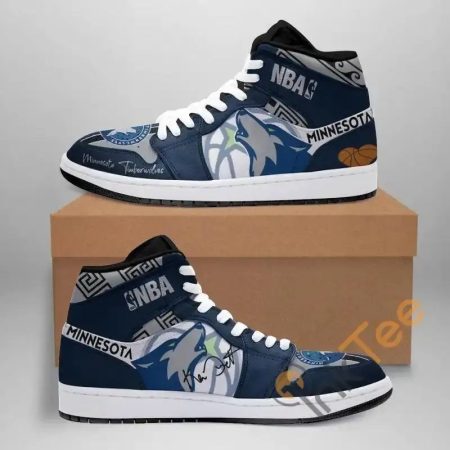 Minnesota Timberwolves NBA AJ1 High Sneakers Shoes For Men And Women