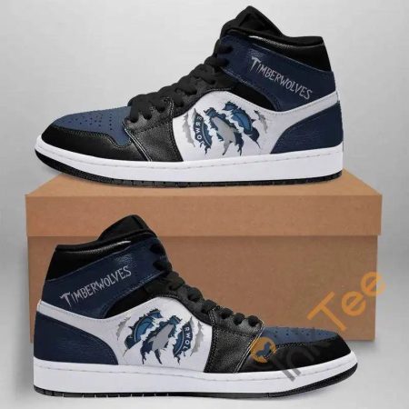 Minnesota Timberwolves NBA AJ1 High Sneakers Shoes For Men And Women