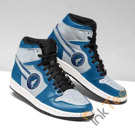 Minnesota Timberwolves NBA AJ1 High Sneakers Shoes For Men And Women