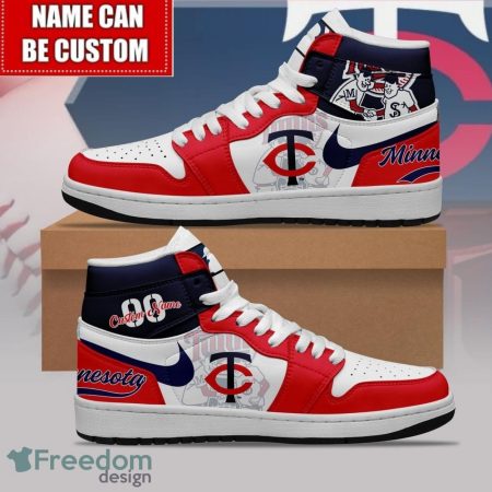 Minnesota Twins AJ1 High Sneakers Shoes For Men And Women
