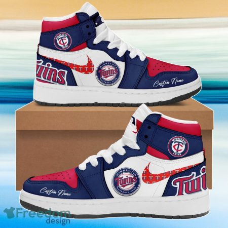 Minnesota Twins AJ1 High Sneakers Shoes For Men And Women