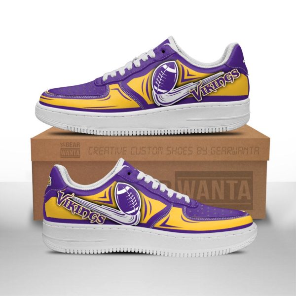 Minnesota Vikings Air Low-Top Sneakers Shoes For Men And Women