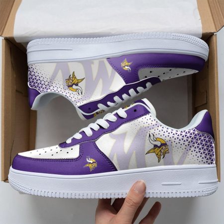 Minnesota Vikings NFL Air Low-Top Sneakers Shoes For Men And Women