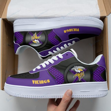 Minnesota Vikings NFL Air Low-Top Sneakers Shoes For Men And Women