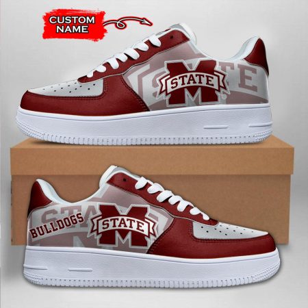 Mississippi State Bulldogs NCAA Air Low-Top Sneakers Shoes For Men And Women