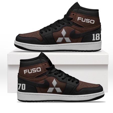 Mitsubishi Fuso High Sneakers Shoes For Men And Women