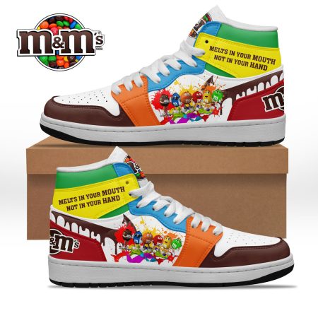 M&M’s AJ1 High Sneakers Shoes For Men And Women