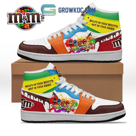 M&M’s Melts In Your Mouth AJ1 High Sneakers Shoes For Men And Women