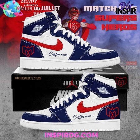 Montreal Alouettes AJ1 High Sneakers Shoes For Men And Women