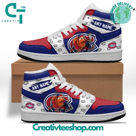 Montreal Canadiens AJ1 High Sneakers Shoes For Men And Women