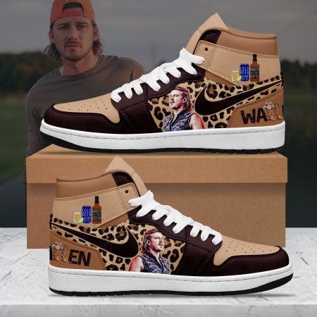 Morgan Wallen AJ1 High Sneakers Shoes For Men And Women