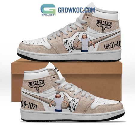 Morgan Wallen AJ1 High Sneakers Shoes For Men And Women