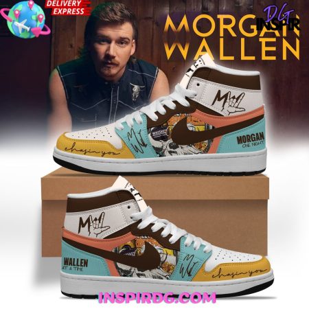 Morgan Wallen AJ1 High Sneakers Shoes For Men And Women