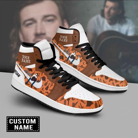 Morgan Wallen AJ1 High Sneakers Shoes For Men And Women