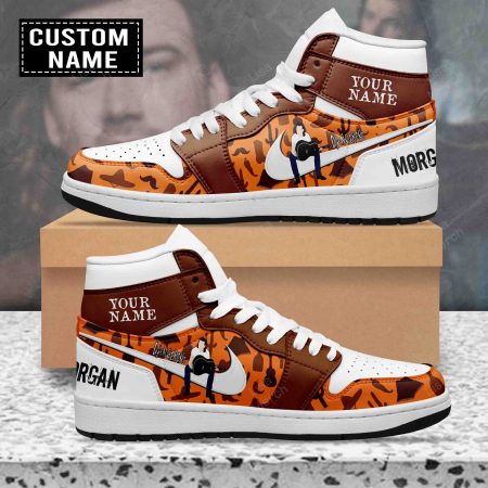 Morgan Wallen AJ1 High Sneakers Shoes For Men And Women