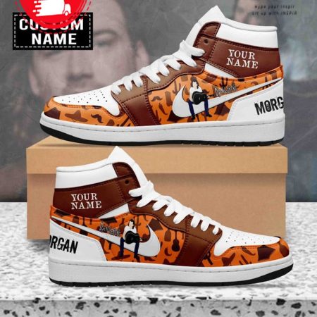 Morgan Wallen AJ1 High Sneakers Shoes For Men And Women