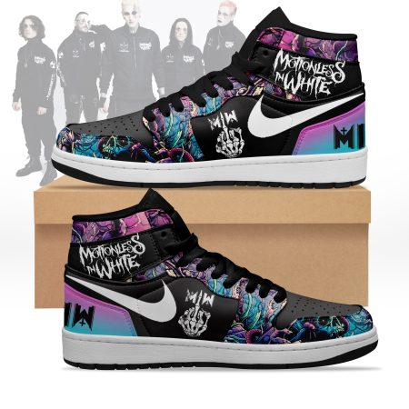Motionless in White AJ1 High Sneakers Shoes For Men And Women