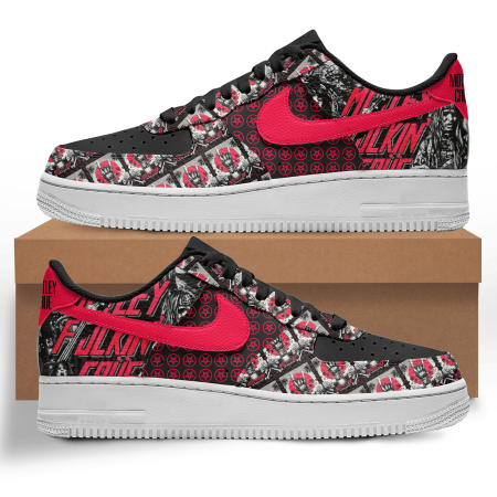 Motley Crue Air Low-Top Sneakers Shoes For Men And Women