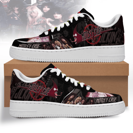 Motley Crue Air Low-Top Sneakers Shoes For Men And Women