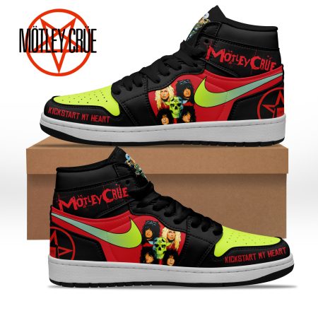 Motley Crue AJ1 High Sneakers Shoes For Men And Women