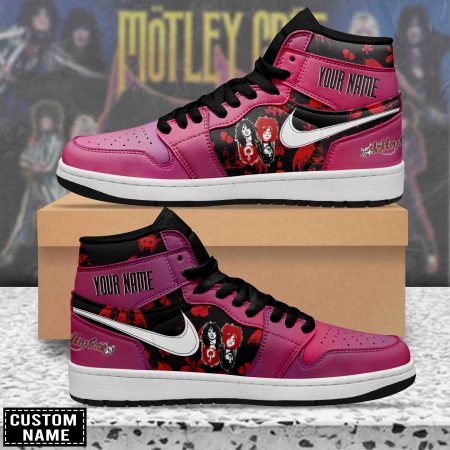 Motley Crue AJ1 High Sneakers Shoes For Men And Women