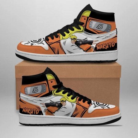 Naruto AJ1 High Sneakers Shoes For Men And Women