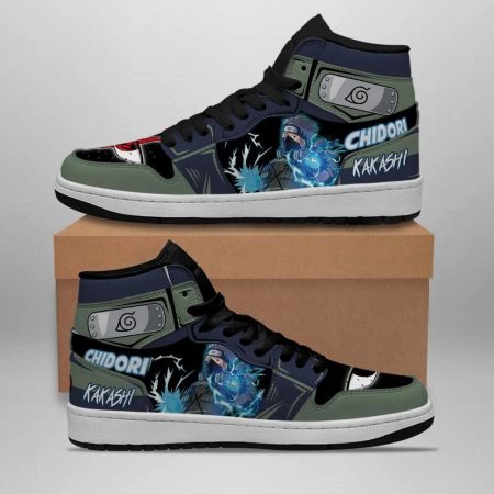 Naruto AJ1 High Sneakers Shoes For Men And Women
