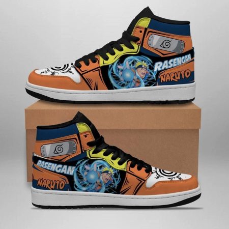 Naruto AJ1 High Sneakers Shoes For Men And Women
