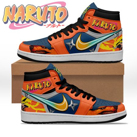 Naruto AJ1 High Sneakers Shoes For Men And Women