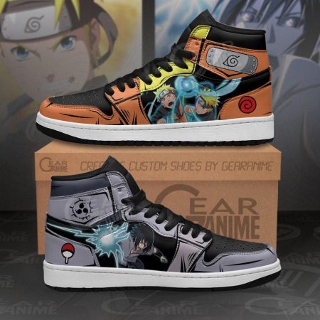 Naruto AJ1 High Sneakers Shoes For Men And Women