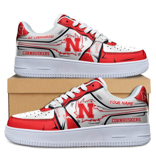 Nebraska Cornhuskers Air Low-Top Sneakers Shoes For Men And Women