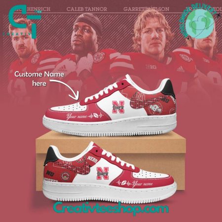 Nebraska Cornhuskers Air Low-Top Sneakers Shoes For Men And Women