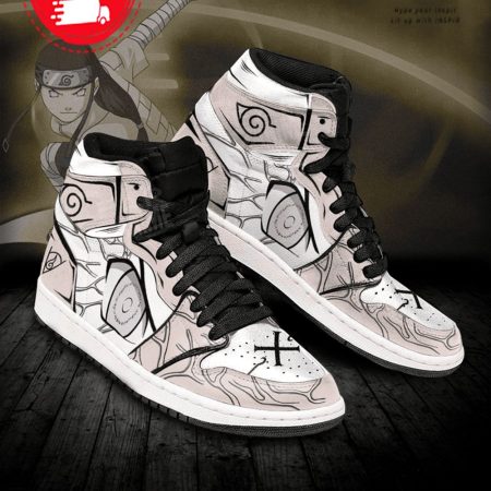 Neji Byakugan Eyes AJ1 High Sneakers Shoes For Men And Women