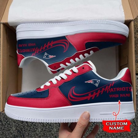 New England Patriots NFL Air Low-Top Sneakers Shoes For Men And Women