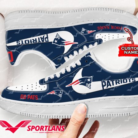 New England Patriots NFL Air Low-Top Sneakers Shoes For Men And Women