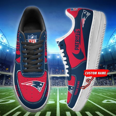 New England Patriots NFL Air Low-Top Sneakers Shoes For Men And Women