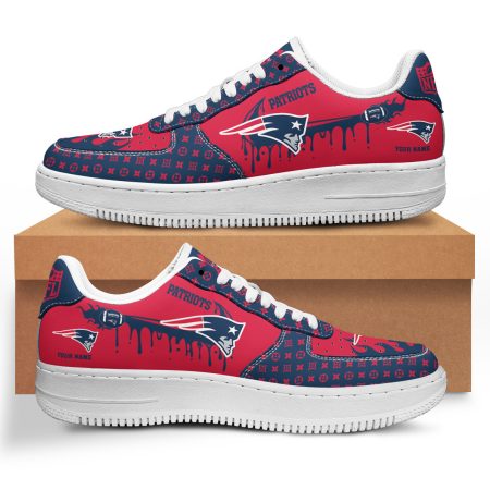 New England Patriots NFL Air Low-Top Sneakers Shoes For Men And Women