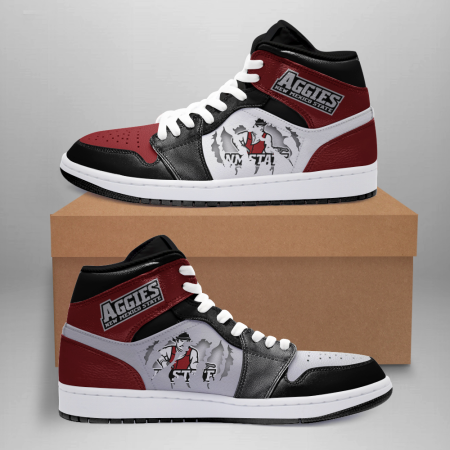 New Mexico State Aggies AJ1 High Sneakers Shoes For Men And Women