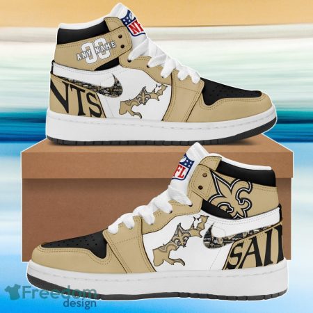 New Orleans Saints AJ1 High Sneakers Shoes For Men And Women