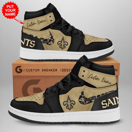 New Orleans Saints AJ1 High Sneakers Shoes For Men And Women