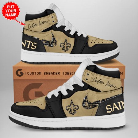 New Orleans Saints AJ1 High Sneakers Shoes For Men And Women