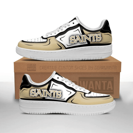 New Orleans Saints NFL Air Low-Top Sneakers Shoes For Men And Women