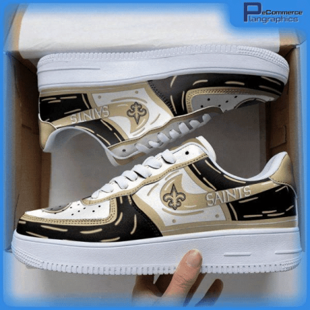 New Orleans Saints NFL Air Low-Top Sneakers Shoes For Men And Women