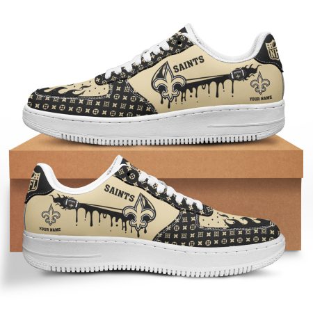 New Orleans Saints NFL Air Low-Top Sneakers Shoes For Men And Women