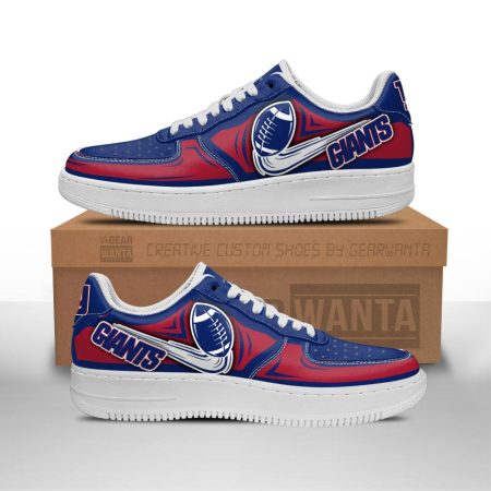 New York Giants Air Low-Top Sneakers Shoes For Men And Women