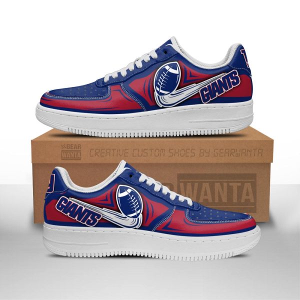 New York Giants Air Low-Top Sneakers Shoes For Men And Women